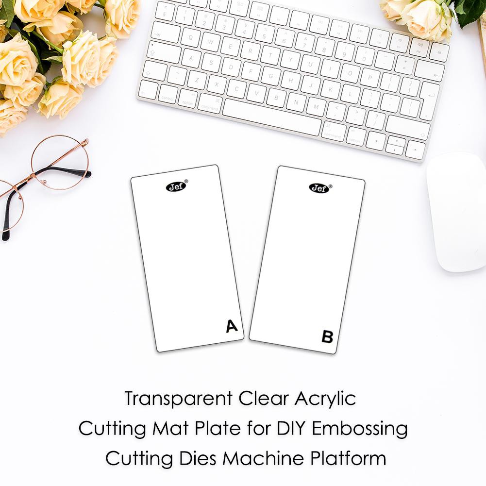 Mio Transparent Acrylic Cutting Mat Plate For Diy Embossing