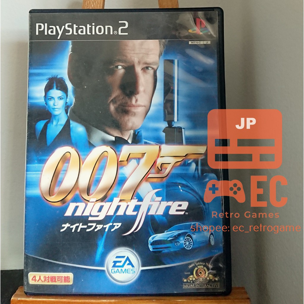 James Bond 007 Nightfire Original Ntsc J Playstation 2 Ps2 Game Shopee Philippines