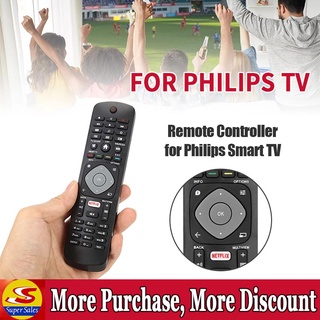 【SuperSales】Philips Smart TV Remote Control PHIL!PS Replacement Remote Control with NETFLIX