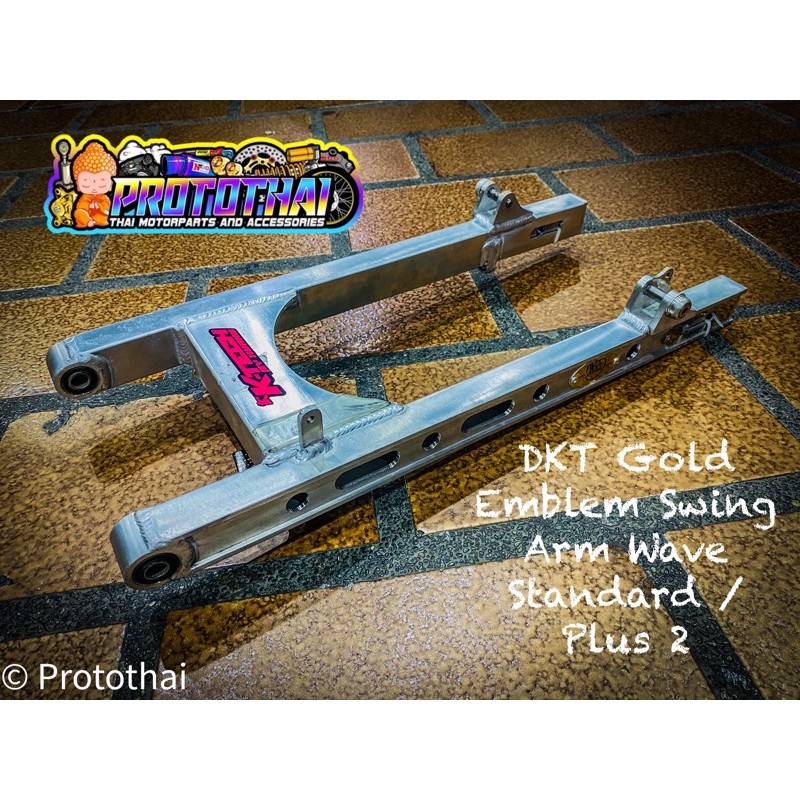 Swing Arm Wave Plus 2 Dkt Gold Emblem Shopee Philippines
