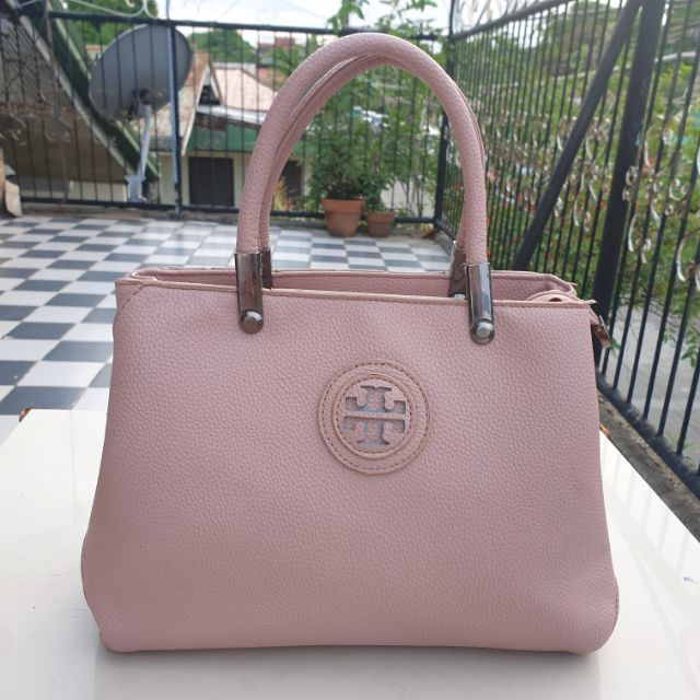 blush pink tote