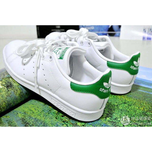 stan smith black and green