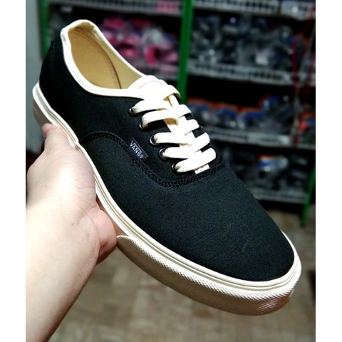 vans black and beige