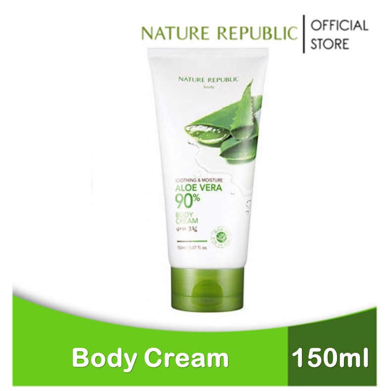 nature republic soothing & moisture aloe vera body cream