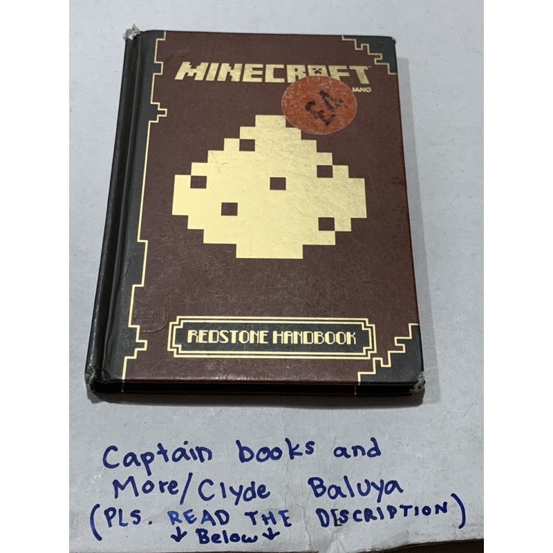 Minecraft Redstone Hand Book Shopee Philippines