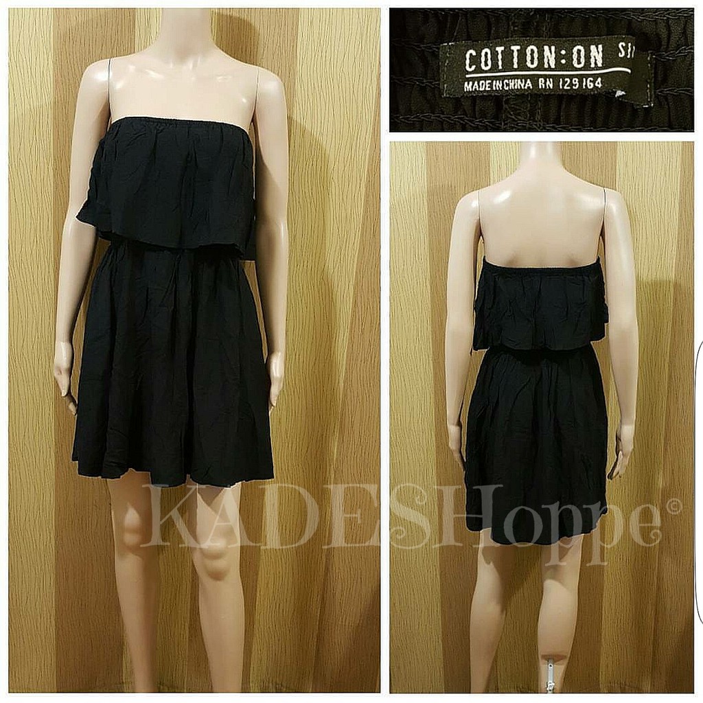 cotton tube dress