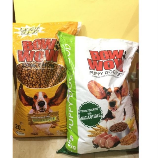 BOW WOW Adult, Puppy Chow and Maintenance (Repacked 1kg) Shopee