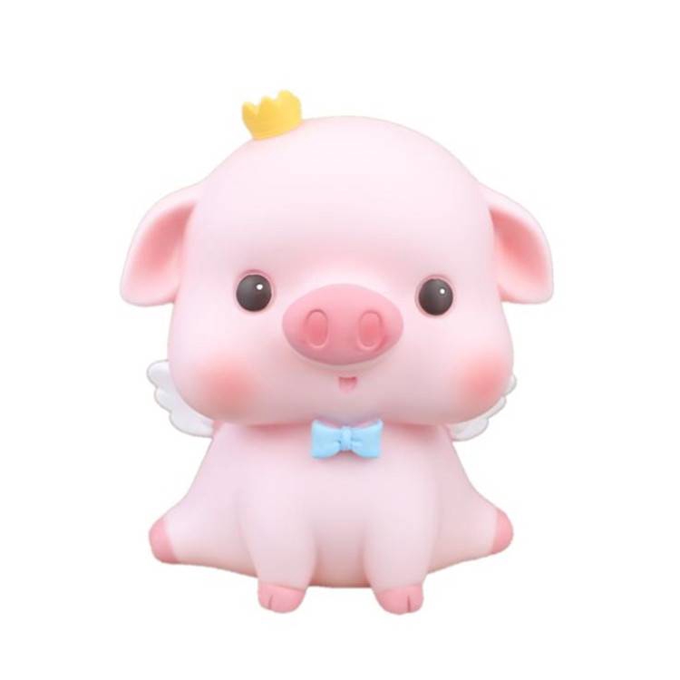 Flying Pig Piggy Bank Cartoon Resin Decoration Cute Money Saving Box Pink Home Decor Shopee Philippines