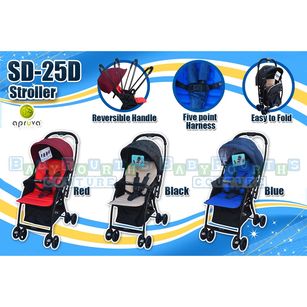 apruva stroller reversible