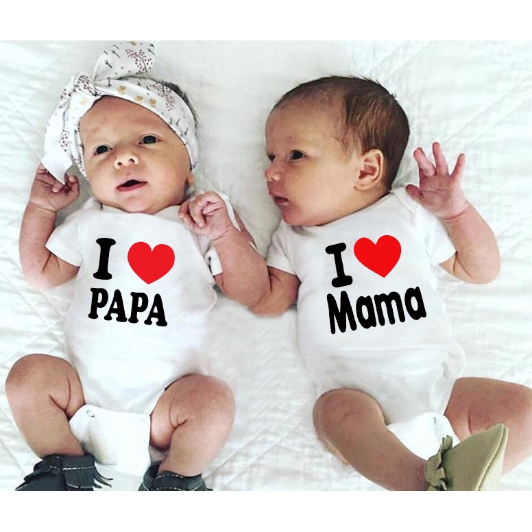i love papa baby clothes