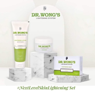 Dr. Wongs Skin Lightening Set, Lightening Soap, Lightening Lotion, Lightening Face Cream