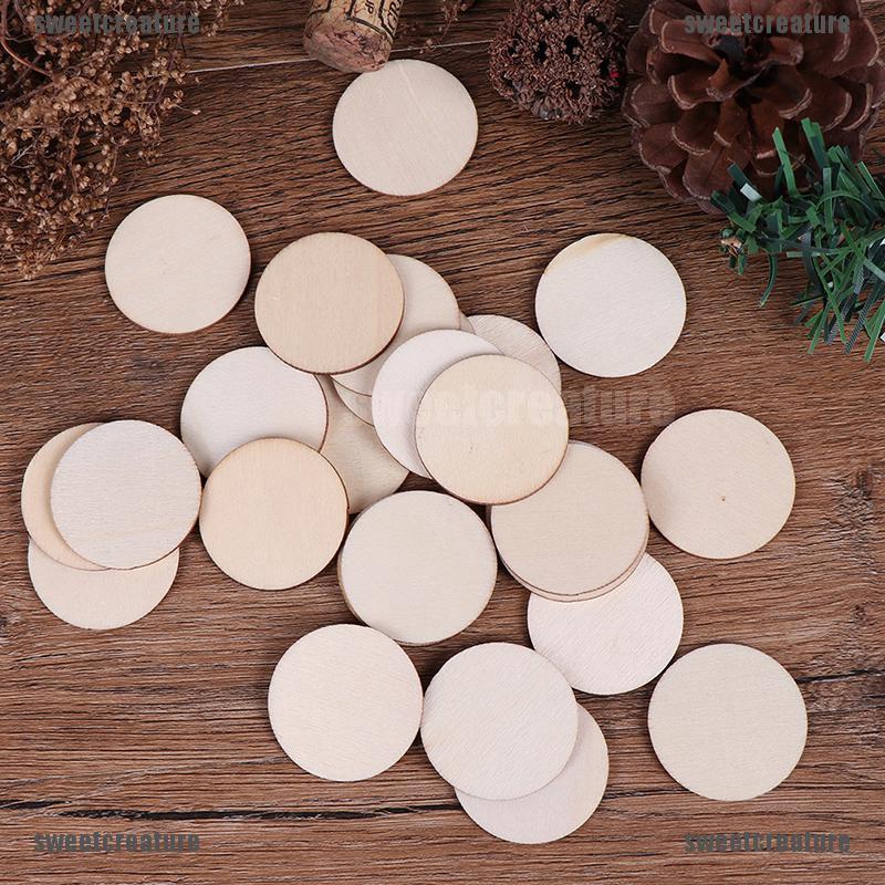 round wood pieces for crafts