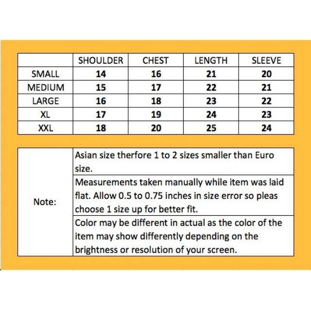 The Size Guide - An Introduction to American Clothing Sizes - Immihelp