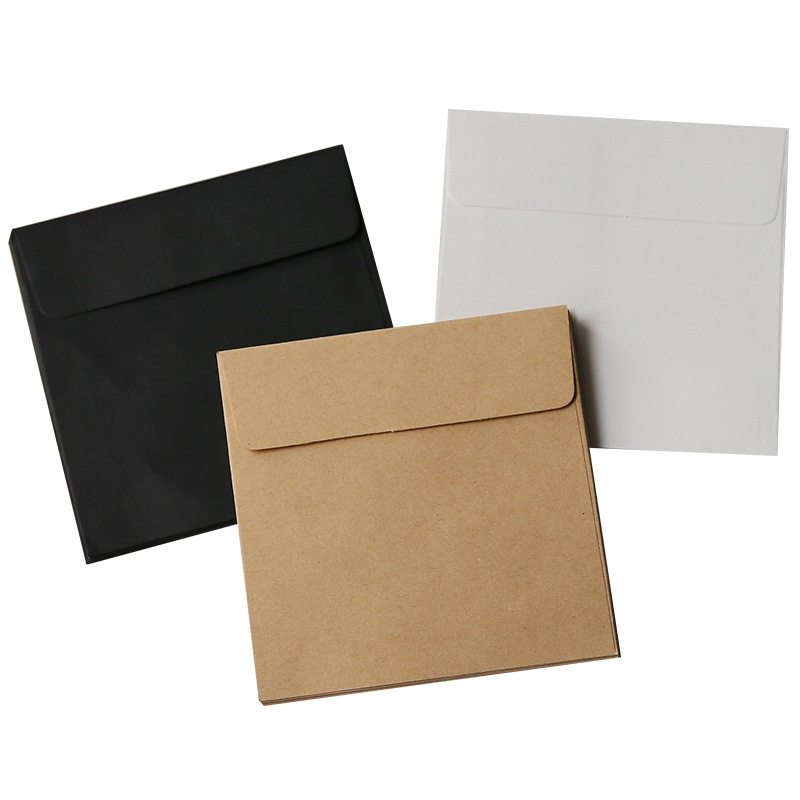 10X10cm Vintage Ins Style Envelope Mini Paper Envelope Kraft Paper