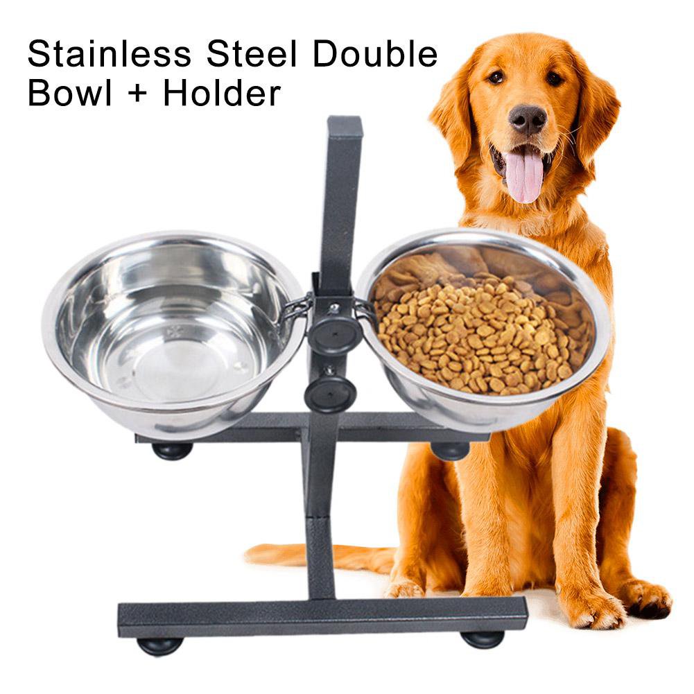 how high should a dogs water dish be