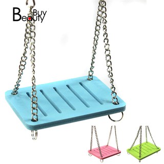 Hamster Toys Swing Hanging Gadget Wooden Cage Amuse Mouse