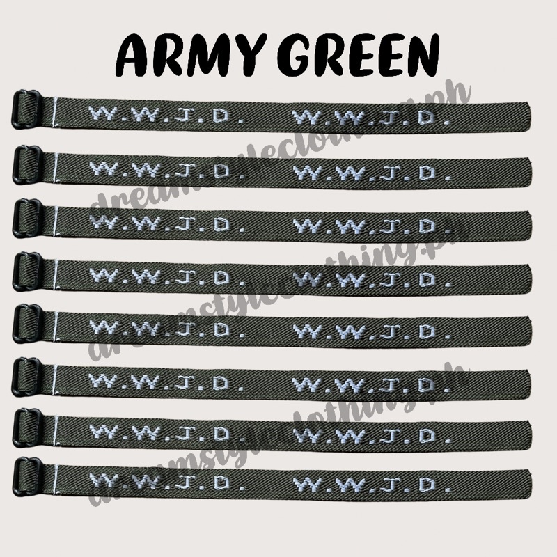 Wwjd What Would Jesus Do Bracelets Shopee Philippines