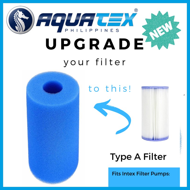 AQUATEX Replacement Filter Foam for Intex Cartridge Filter Type A and