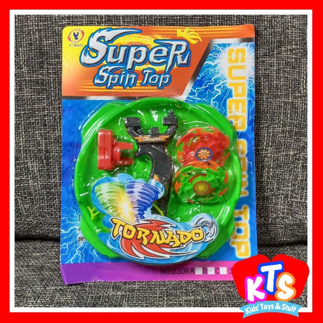 KTS TOYS: 2-IN-1 BEYBLADE SUPER SPIN 