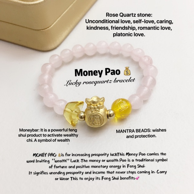 Lucky charm money pao bracelet for women and men Shopee Philippines