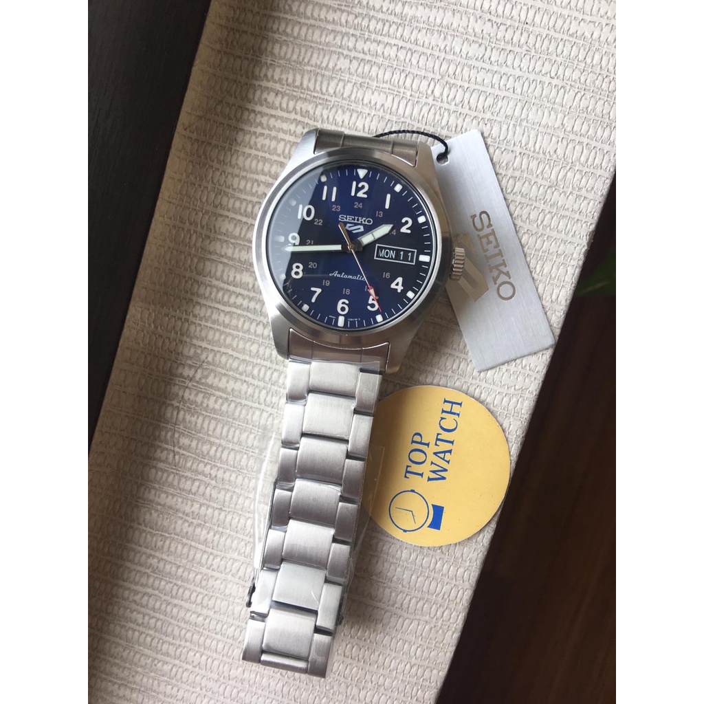 Seiko 5 SRPG29 Blue Dial Stainless Steel Automatic Field Watch SRPG29K1 |  Shopee Philippines