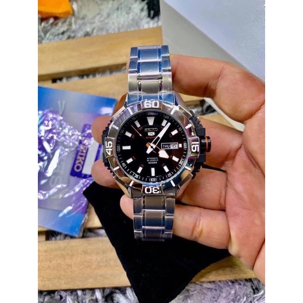 SEIKO 5 JAPAN SPORTS 24 JEWELS AUTOMATIC MENS STAINLESS STEEL WATCH  PAWNABLE✨✨✨ | Shopee Philippines