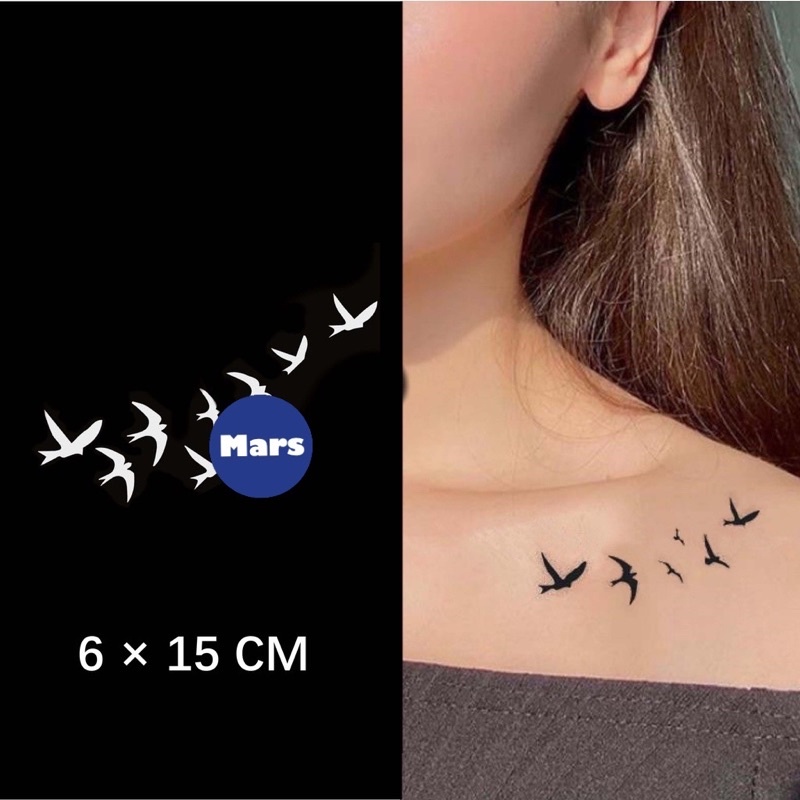 Mars Tattoo】NEW Technology Magic Long Lasting 2 Weeks, Semi-Permanent tattoo ,Temporary Tattoo Sticker, Fake Tattoo, Birds, Swallow, Fowl, C010 | Shopee  Philippines