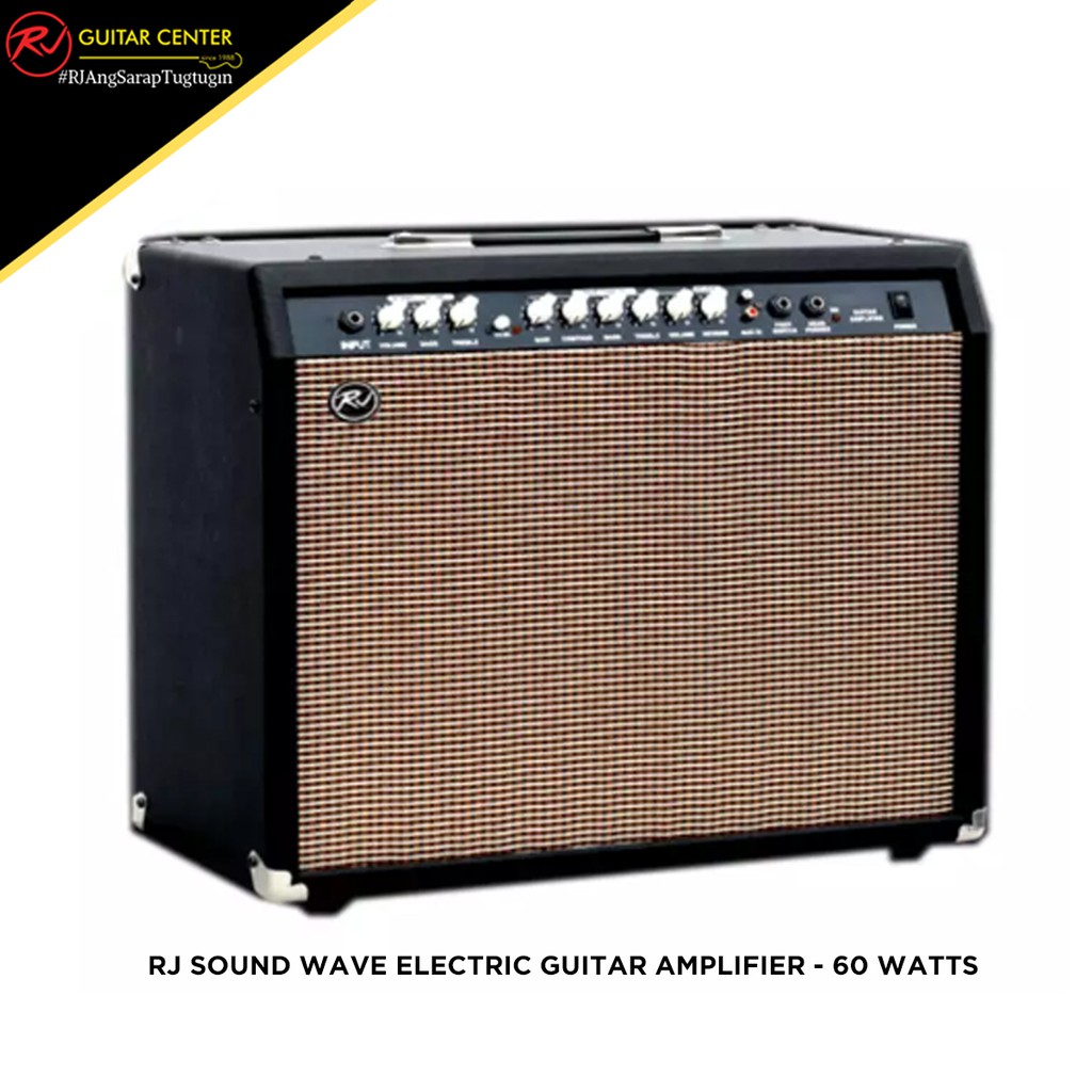 RJ Guitars Sound Wave Electric Guitar Amplifier 60 Watts Shopee