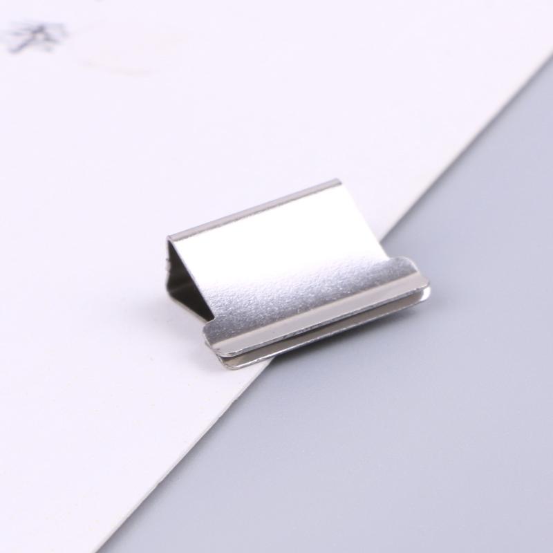 50pcs Metal Paper Clipper Refill Document Clip Photo Tickets Notes ...