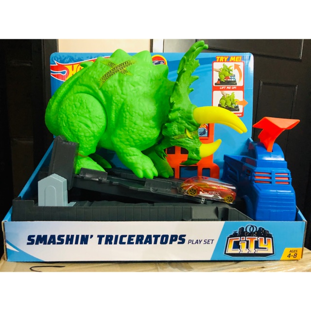 smashin triceratops hot wheels