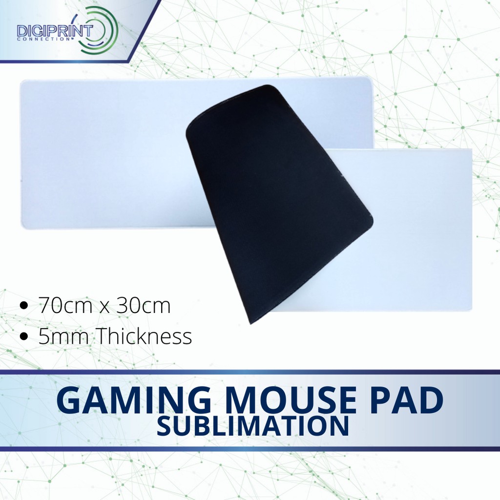 Sublimation Gaming Mouse Pad White Lining 70cm x 30cm x 5mm Shopee