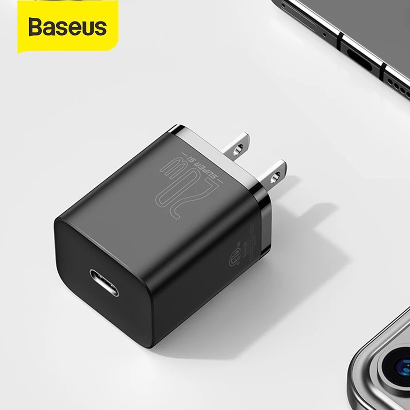 Hot Baseus w Super Si Quick Charger 1c For Iphone 12 Pro Max Support Type C Pd Fast Charging Port Shopee Philippines