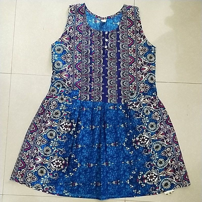 walking daster dress batik orig (XL) | Shopee Philippines