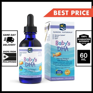 Nordic Naturals Baby’s DHA Vitamin D3 Omega-3 Brain, Vision, Immune, Nervous System Bone, Mood, Eyes