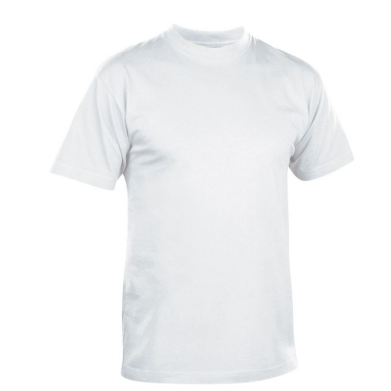 White T Shirt For Men Round Neck Plain Shopee Philippines 3611