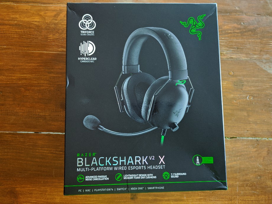 Razer BlackShark V2X Multi-platform Wired eSports Headset | Shopee ...