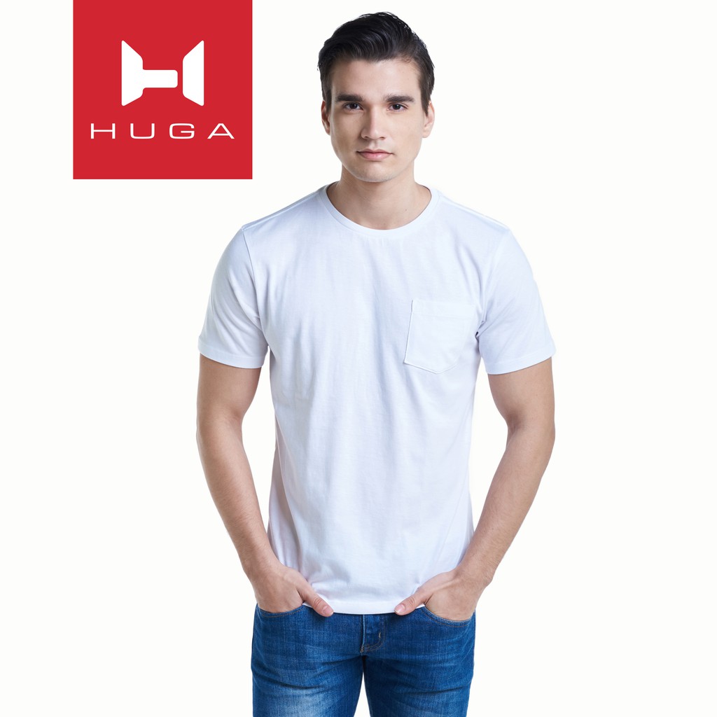 plain white shirt with pocket