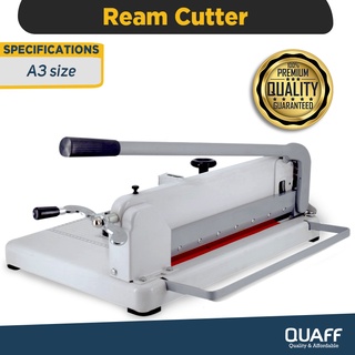 QUAFF Paper Cutter A4 Size Metal Structure with Adjuster & Stopper ...