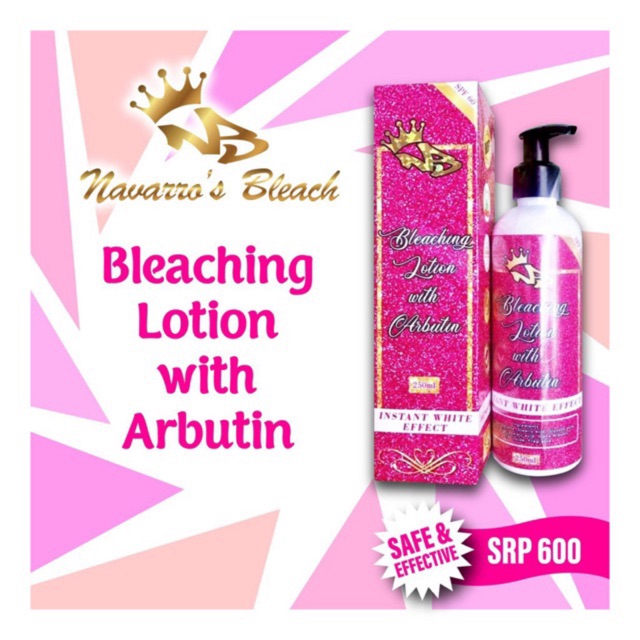 orig NAVARRO BLEACHING LOTION with arbutin (BOX) Shopee Philippines