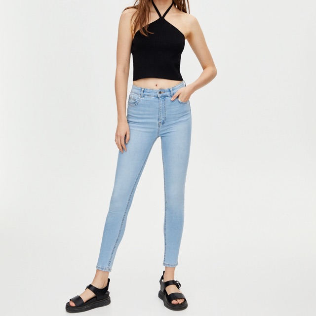 Ladies Skinny jeans stretchable | Shopee Philippines