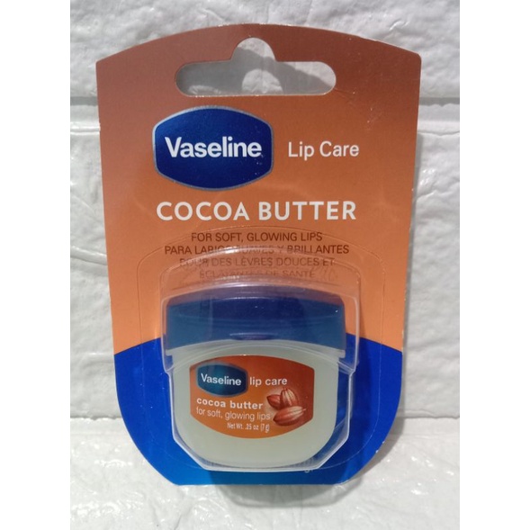 Vaseline lip Care COCOA BUTTER NET WT 0.25 OZ (7g) Shopee Philippines