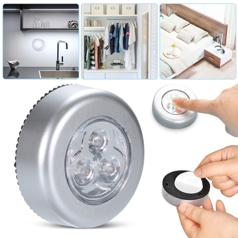 Touch Stick Tap Night Led Light For Closet Wall Lamp Shopee