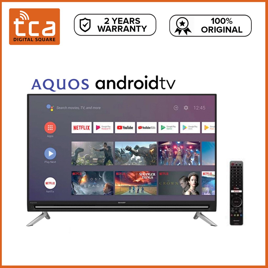 Sharp 2TC32CG1X 32" WXGA ANDROID TV (2 Years Warranty) Shopee