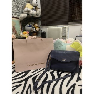 Samantha Vega Thavasa Blue Two Way Satchel Sling Handbag Shopee Philippines