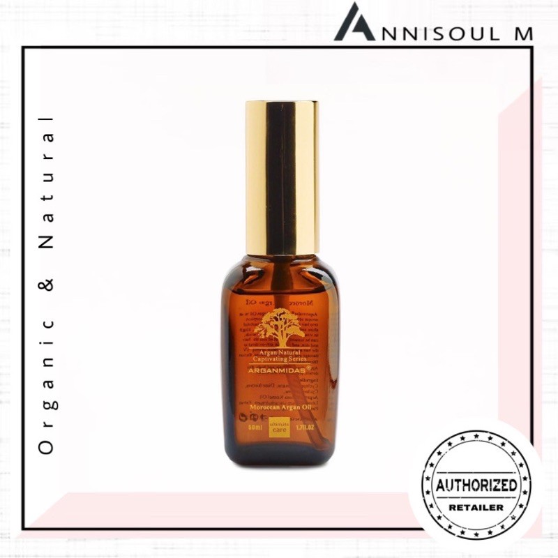 Arganmidas Moroccan Argan Oil 100 Pure 50ml/100ml Shopee Philippines