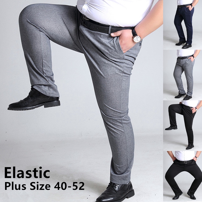 plus size grey trousers