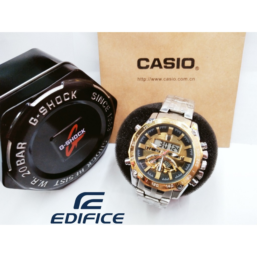 casio edifice dual time