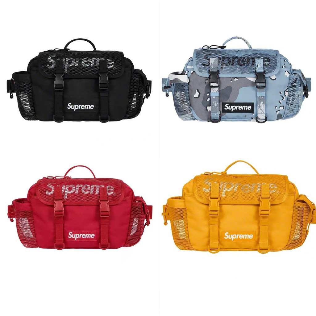 Spot Supreme 20ss waist bag messenger bag chest bag shoulder bag wash bag poor package men and ...