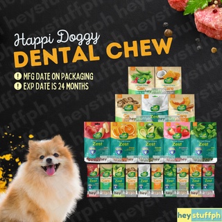 Happi Doggy Dental Chew Zest and Care Dental Treat Dog Treat for Dogs