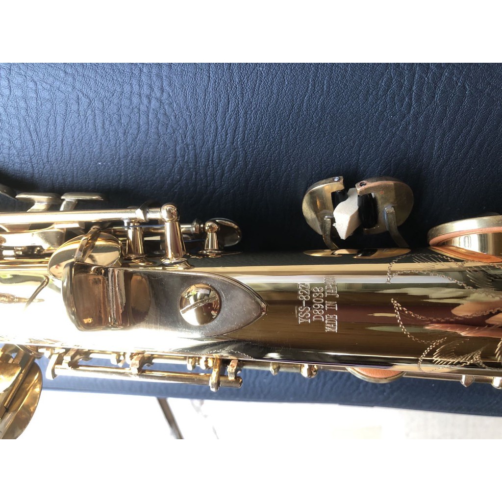 Yamaha 82Z Soprano Saxophone B flat Gold Plated with HIGH F# key Woodwind Music Instruments